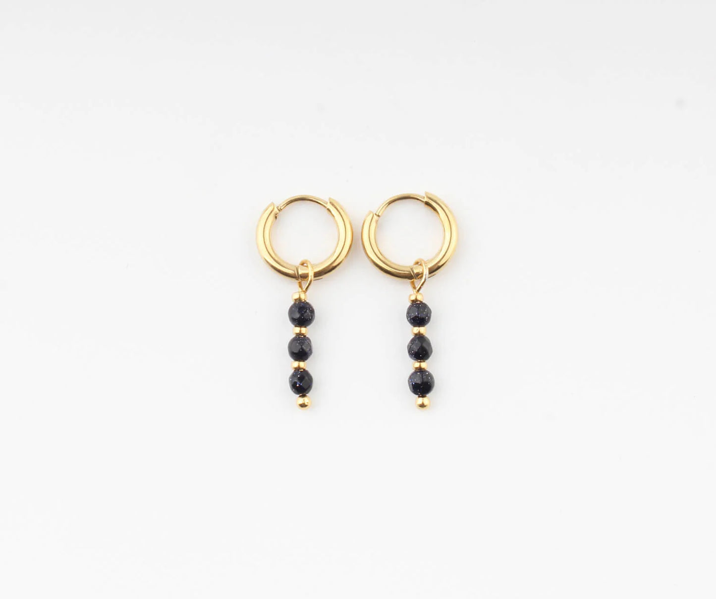 Stone Leaf - Oorbellen - Stainless Steel